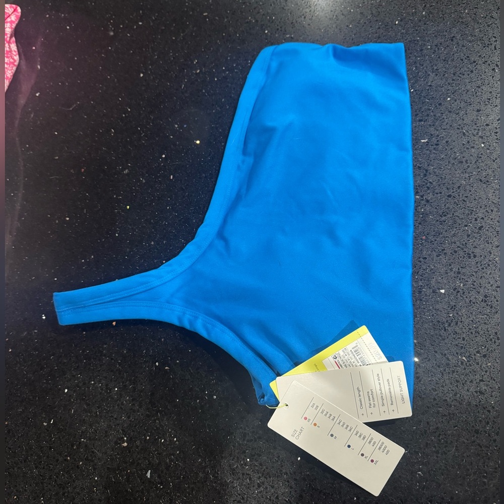Blue One-Shoulder Top